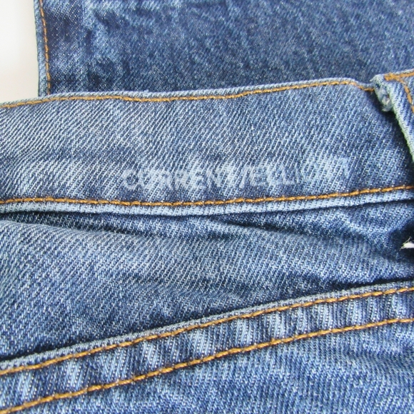 CURRENT ELLIOTT Dark Wash, Destroyed, SZ 25x28" - Picture 2 of 9